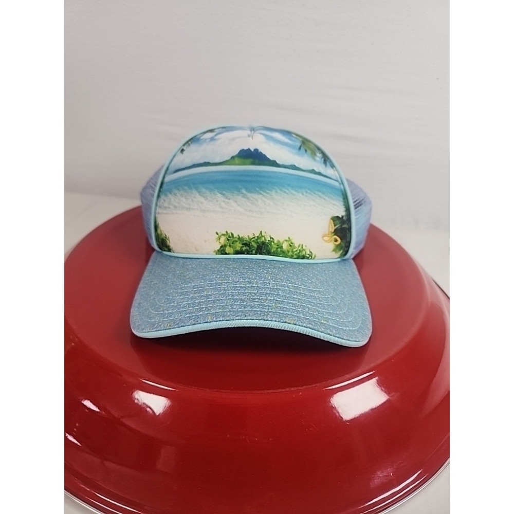 Prana Hat Cap Snapback Womens Blue Trucker Outdoors Hiking